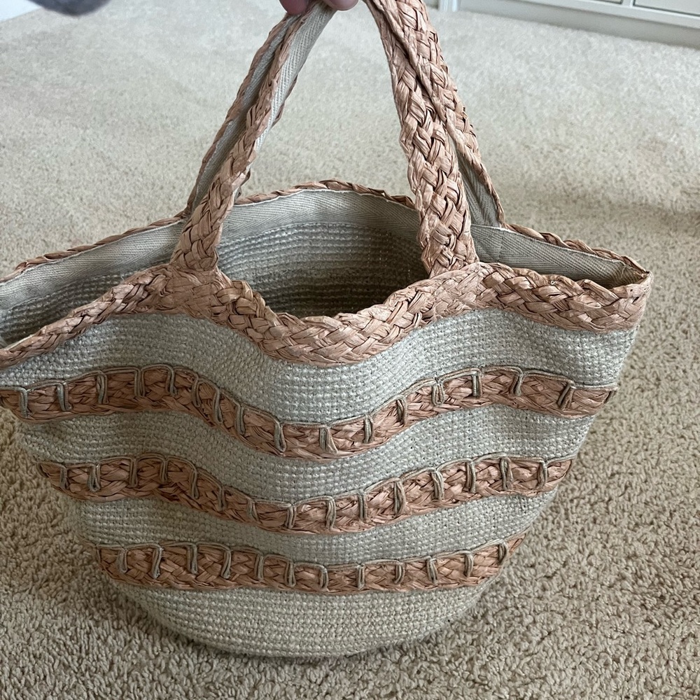 J. Crew Straw Tote